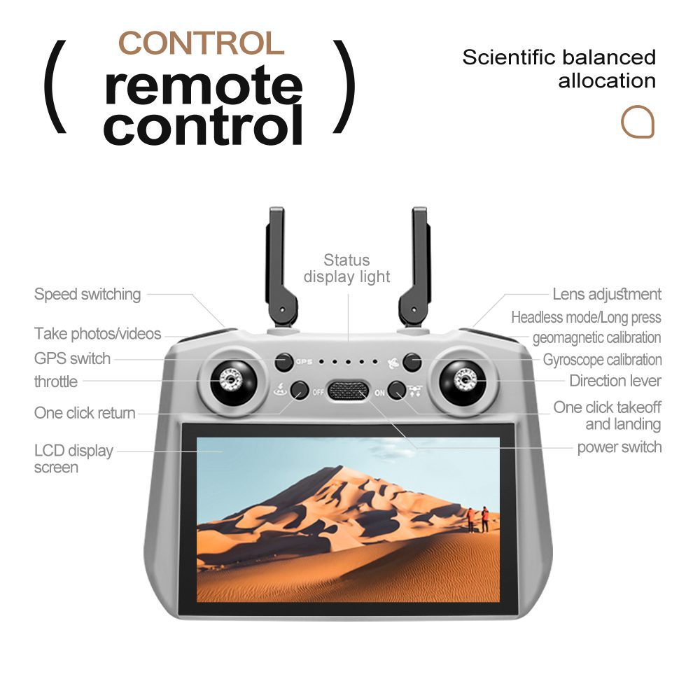 Professional GPS Drone 3-Axis Gimbal UAV XT709 — изображение 10
