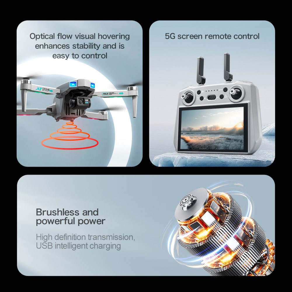Professional GPS Drone 3-Axis Gimbal UAV XT709 — изображение 33
