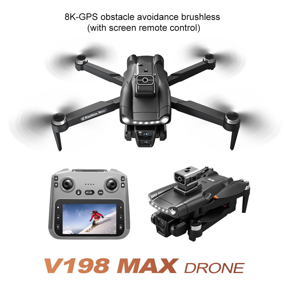 Professional GPS Drone 8k HD Camera UAV V198MAX — изображение 7