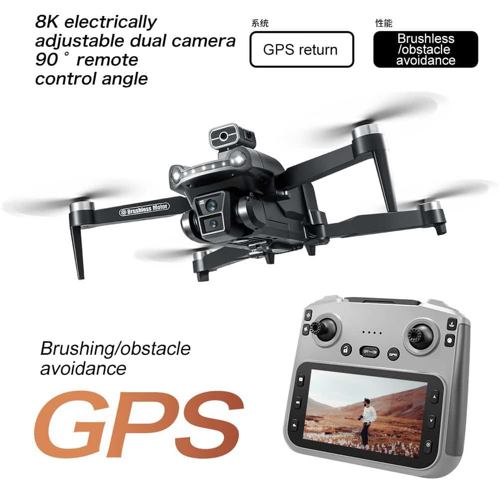 Professional GPS Drone 8k HD Camera UAV V198MAX — изображение 8