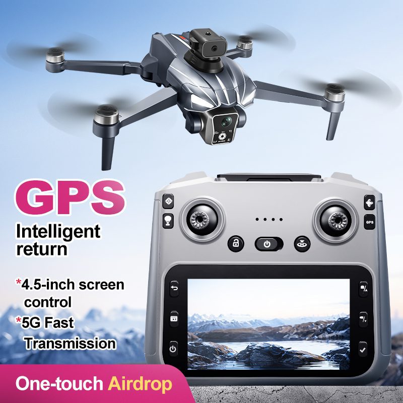 Airdrop GPS Drone 4.5" Screen 4K HD UAV K18MAX — изображение 15
