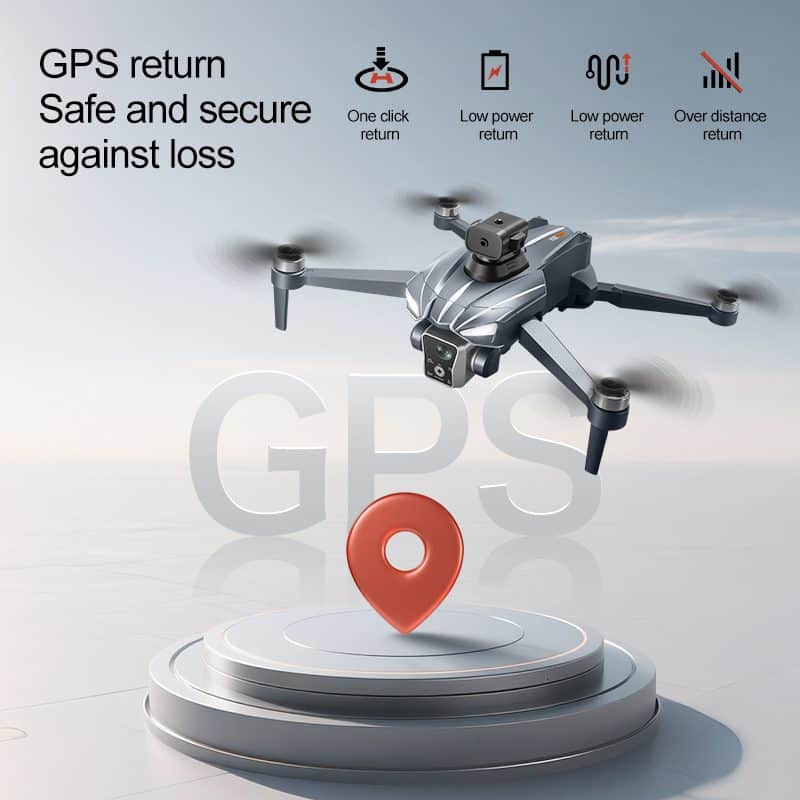 Airdrop GPS Drone 4.5" Screen 4K HD UAV K18MAX — изображение 12