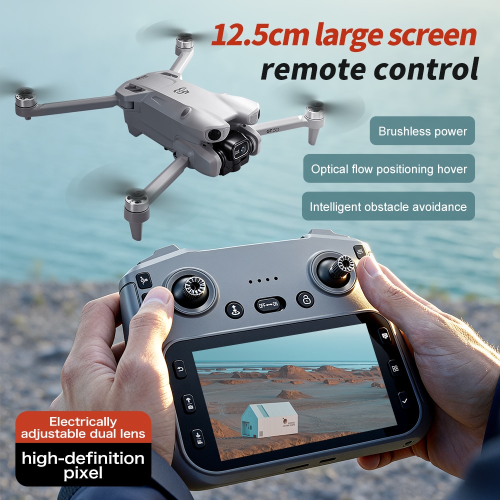 New RC Drone 4.3 Inch Screen Aircraft Toy GT50 — изображение 3