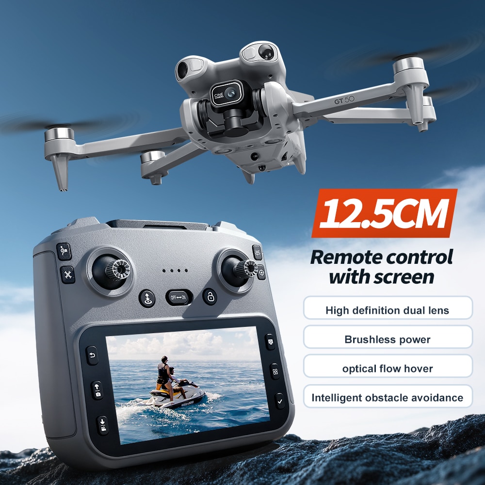 New RC Drone 4.3 Inch Screen Aircraft Toy GT50 — изображение 4