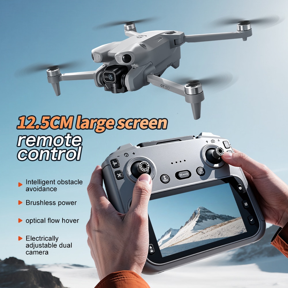 New RC Drone 4.3 Inch Screen Aircraft Toy GT50 — изображение 5