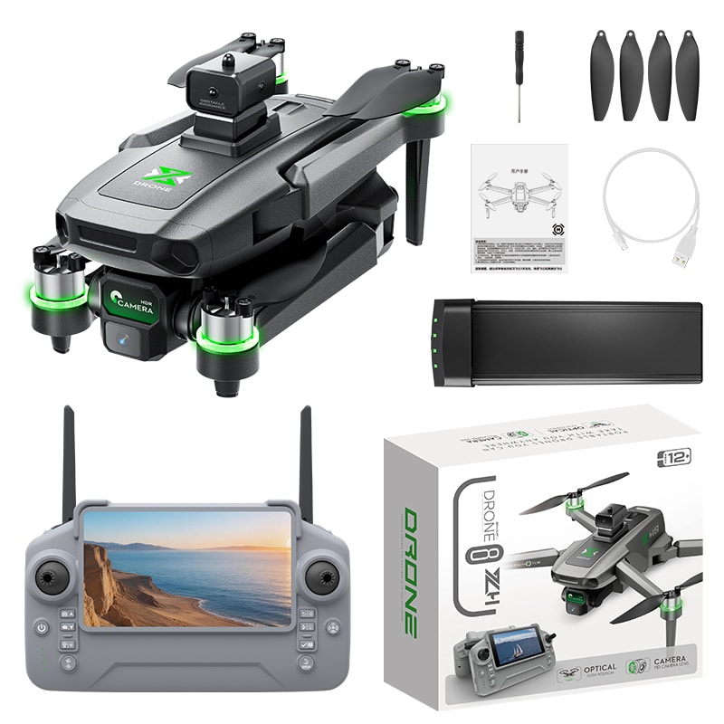 Airdrop Drone 5.6-Inch Screen Quadcopter Toy ZH8